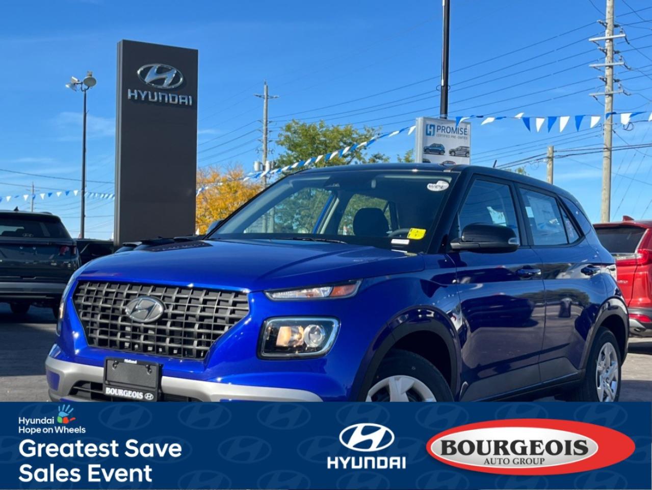 New 2026 Hyundai Venue Ultimate IVT w/Denim Interior for sale in Midland, ON