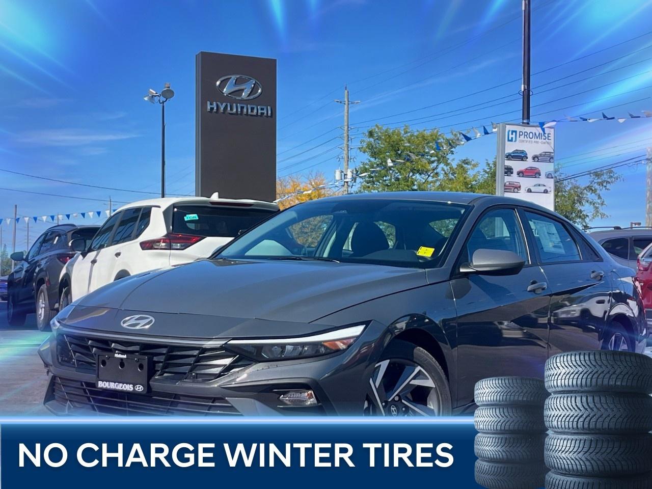 <p>Experience the superior handling and efficient performance of the new 2025 Hyundai Elantra Preferred, decked in a sophisticated gray exterior with a forward-thinking FWD drivetrain. This sedan is powered by a robust 2.0L 4-cylinder engine delivering 147 RPM at 6200, ensuring a smooth and controlled ride.</p><p>The Elantra's contemporary styling is complemented by its sharp alloy wheels and streamlined body. Step inside to find a refined black interior featuring a leather steering wheel, leatherette door trim inserts, and a leather gear shifter that exude luxury at every touch. Comfort meets function with heated front seats, a heated steering wheel, and spacious seating options.</p><p>Stay connected and safe with an array of technology features, including a Bluetooth connection, smart device integration, and a backup camera for enhanced parking assistance. Advanced driver assistance systems like cruise control, brake assist, keyless entry, and lane assist offer increased safety and convenience. With heated mirrors and power windows, every journey is a breeze, regardless of the weather conditions.</p><p>This Hyundai Elantra is the perfect vehicle for anyone seeking a blend of performance, comfort, and innovative technology in their daily drive. Contact our dealership today to schedule a test drive or for more information on this exceptional sedan's features. Our team is ready to assist you in making the Elantra your new vehicle.</p> <p><strong>Why Choose the Bourgeois Auto Group?</strong></p><p>For 80 years, Bourgeois Auto Group has been delivering exceptional automotive experiences. Our factor trained teams work to ensure you receive the shopping experience you deserve; whether you're looking for a new or new-to-you vehicle.</p><p>Shop 24/7 with our online showroom and chat service, ensuring convenience every step of the way. No hidden fees, full disclosure, and every pre-owned vehicle comes with a Carfax® report for peace of mind.</p><p>We offer a wide selection of pre-owned vehicles, all competitively priced using real-time market data. Get the best deal on your purchase and trade-in with our free Live Market Analysis report.</p><p>Looking to sell your car? We buy any make or modelno purchase required. Our simple to use online trade valuation tool will provide you with a clear, transparent selling experience whether you buy our car or not.</p><p>Backed by hundreds dedicated employees across 4 convenient locations, were here to meet all your automotive needs. Visit us in Midland or Parry Sound and explore our inventory or schedule your next service today.</p> <p><strong>Financing Your Next Vehicle with Bourgeois Midland Hyundai:</strong></p><p>At Bourgeois Midland Hyundai, we make financing your next vehicle simple and stress-free! Our team works with trusted lenders to find flexible options tailored to your budget. Drive away with confidenceapply today!</p><p>Take advantage of our online pre-qualification tool, backed by Equifax and TD Bank to find the payment that works for you. Simply <a href=https://www.bourgeoishyundai.com/pre-qualify-for-financing/ rel=nofollow><strong>CLICK HERE</strong></a> to use our secure online credit tool with no impact to your credit. </p>