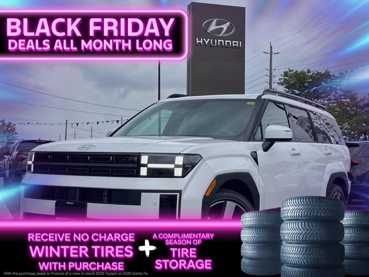 New 2025 Hyundai Santa Fe LUXURY AWD for sale in Midland, ON