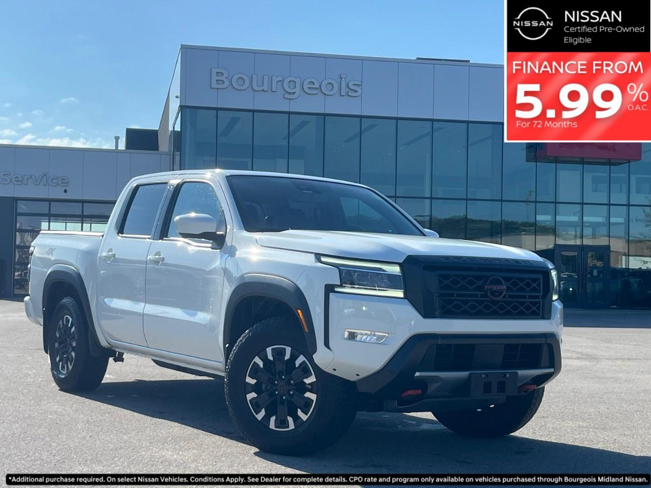 Used 2022 Nissan Frontier Crew Cab 4x4 PRO-4X Auto for sale in Midland, ON