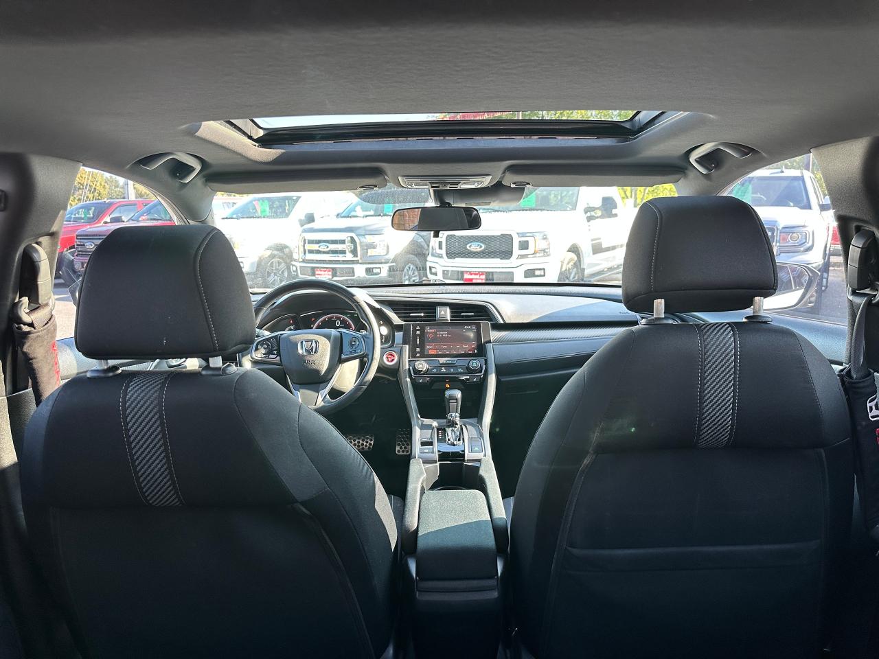 2018 Honda Civic Sport Honda Sensing Sunroof CarPlay RearCam A/C FM Photo