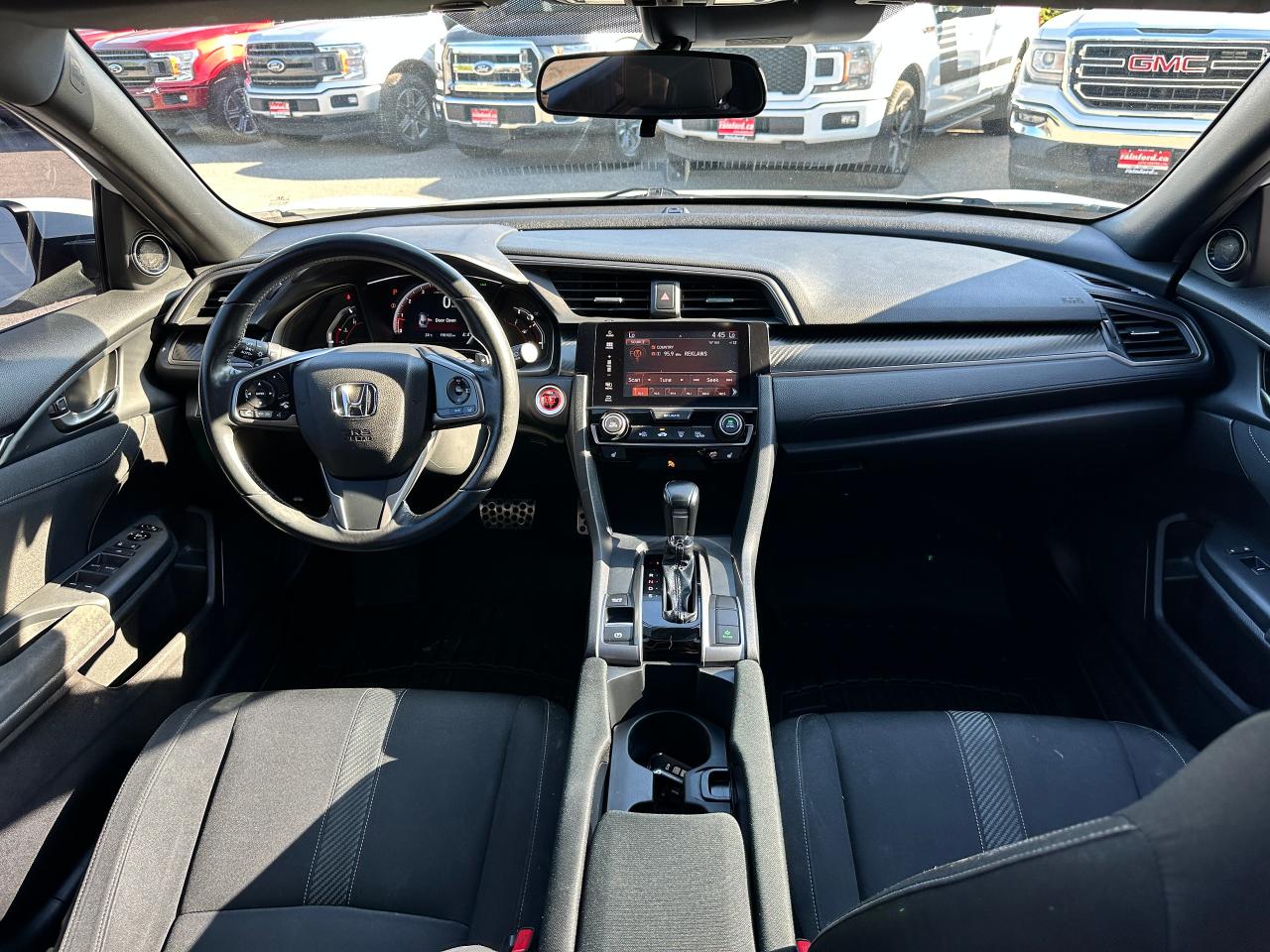 2018 Honda Civic Sport Honda Sensing Sunroof CarPlay RearCam A/C FM Photo