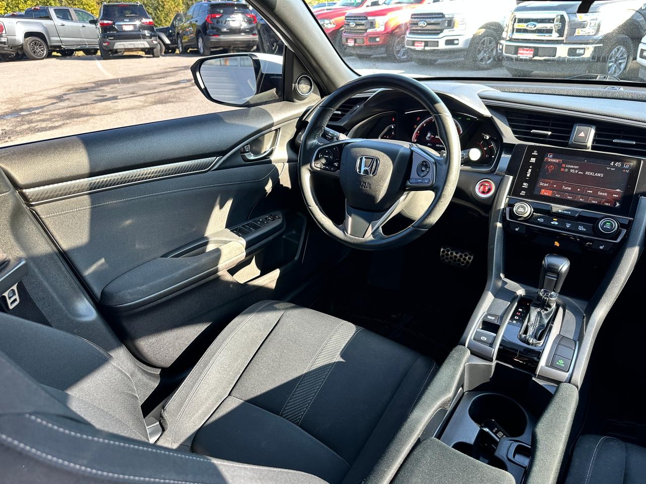 2018 Honda Civic Sport Honda Sensing Sunroof CarPlay RearCam A/C FM Photo