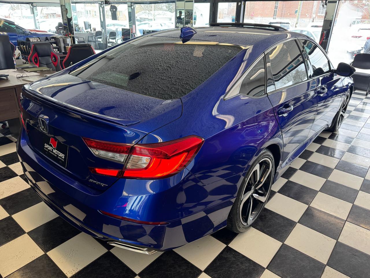 2018 Honda Accord SPORT 1.5T+New Tires+Roof+Lane Keep+CLEAN CARFAX Photo