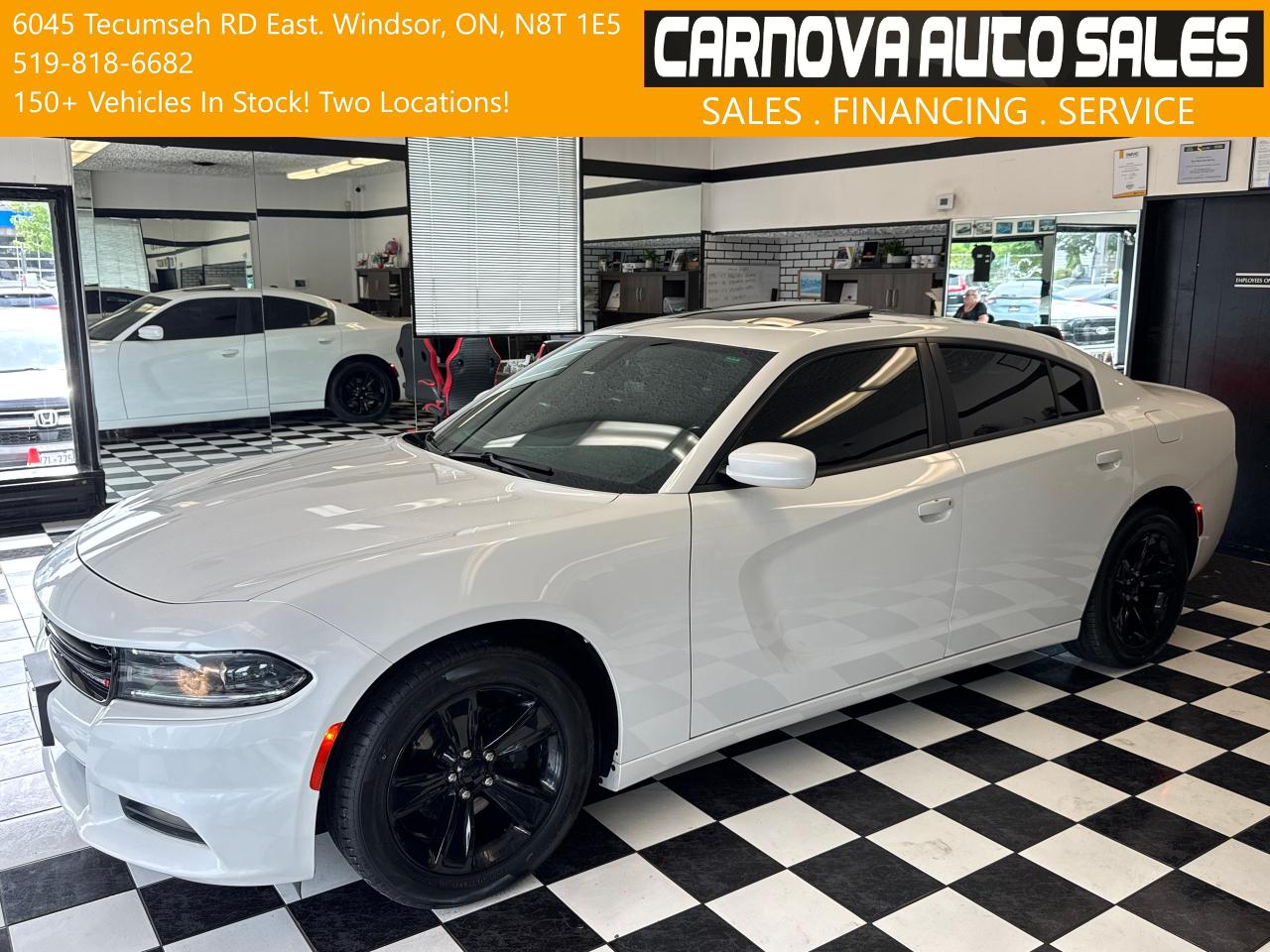 Used 2016 Dodge Charger SXT+New Tires+Roof+GPS+Heated Seats+Tinted for sale in Windsor, ON