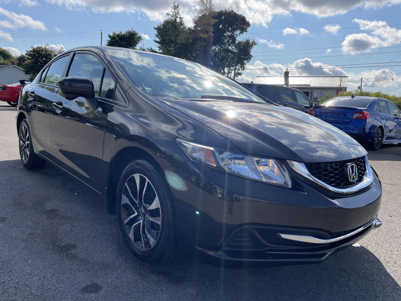 Used 2014 Honda Civic EX / LOW KMS / TOUCH SCREEN ENTERTAINMENT / PUSH BUTTON START & BACKUP CAMERA / ALLOY WHEELS for sale in Truro, NS