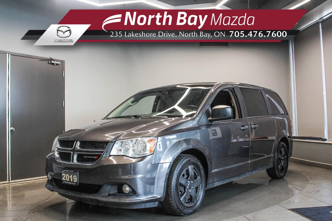 Used 2019 Dodge Grand Caravan CVP/SXT CLOTH UPHOLSTERY - STOW 'N GO SEATING - CD PLAYER for sale in North Bay, ON