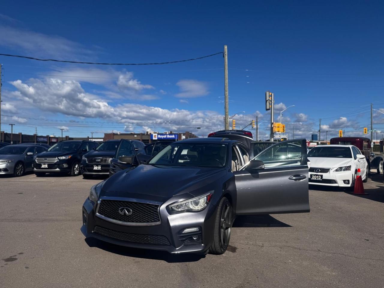 2014 Infiniti Q50 S AUTO AWD NAVI HEATED SEATS BACKUP CAM BLUETOOTH - Photo #3