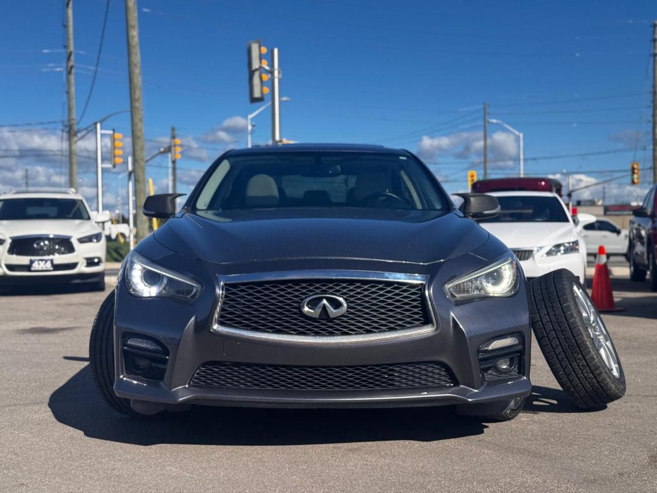 2014 Infiniti Q50 S AUTO AWD NAVI HEATED SEATS BACKUP CAM BLUETOOTH - Photo #9