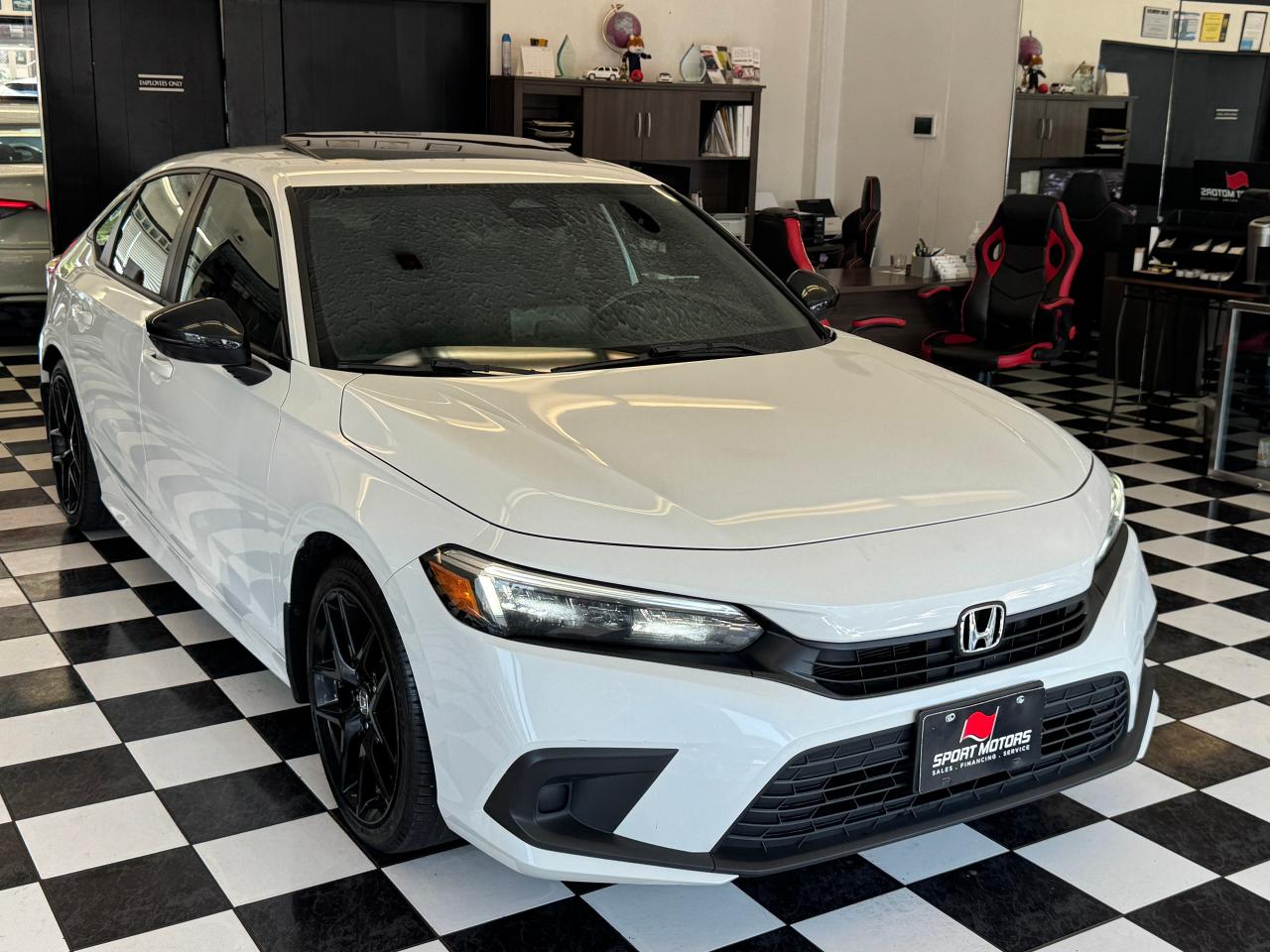 2022 Honda Civic Sport+Roof+BSM+ACCIDENT FREE+CLEAN CARFAX Photo10