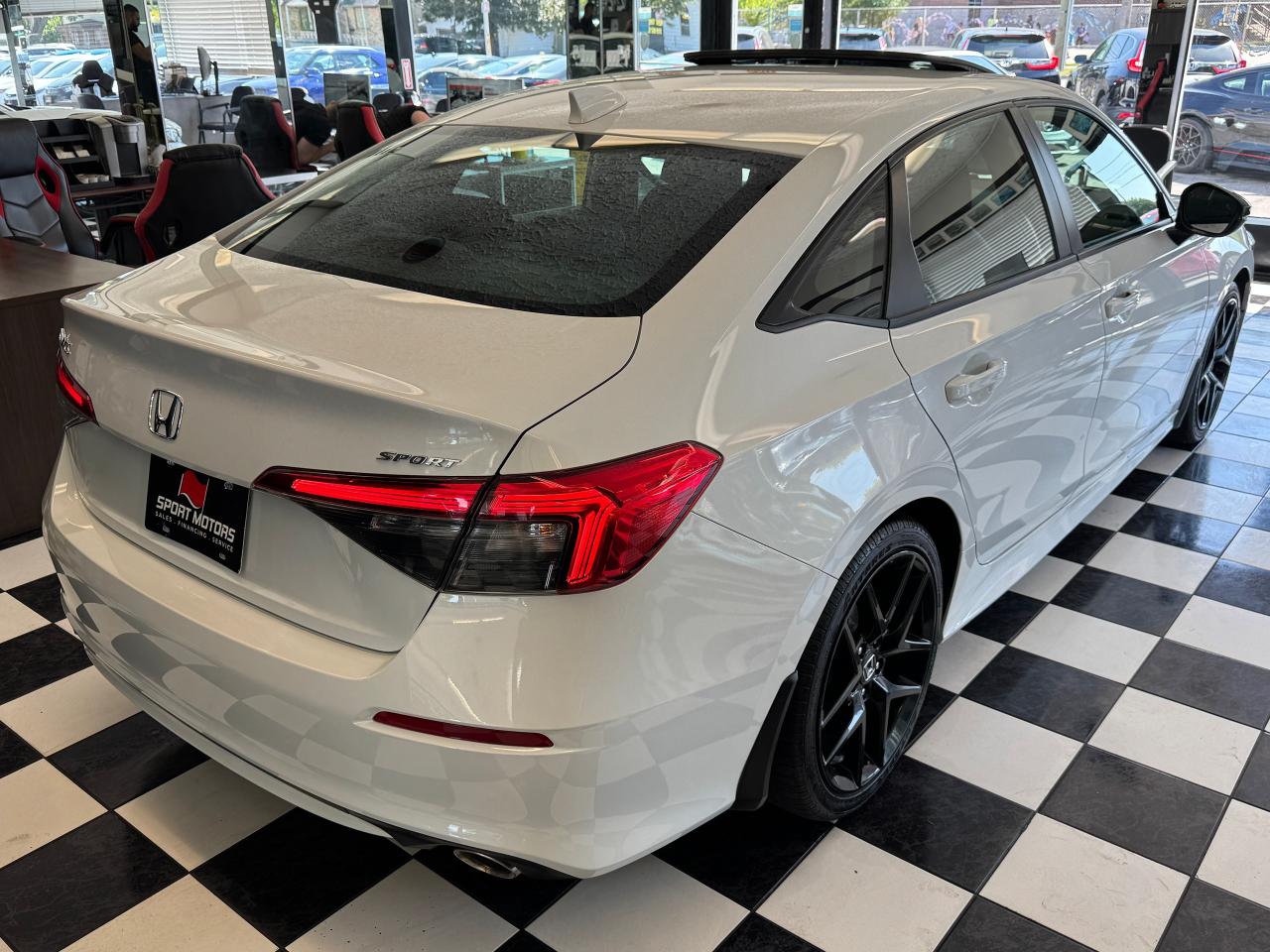 2022 Honda Civic Sport+Roof+BSM+ACCIDENT FREE+CLEAN CARFAX Photo9
