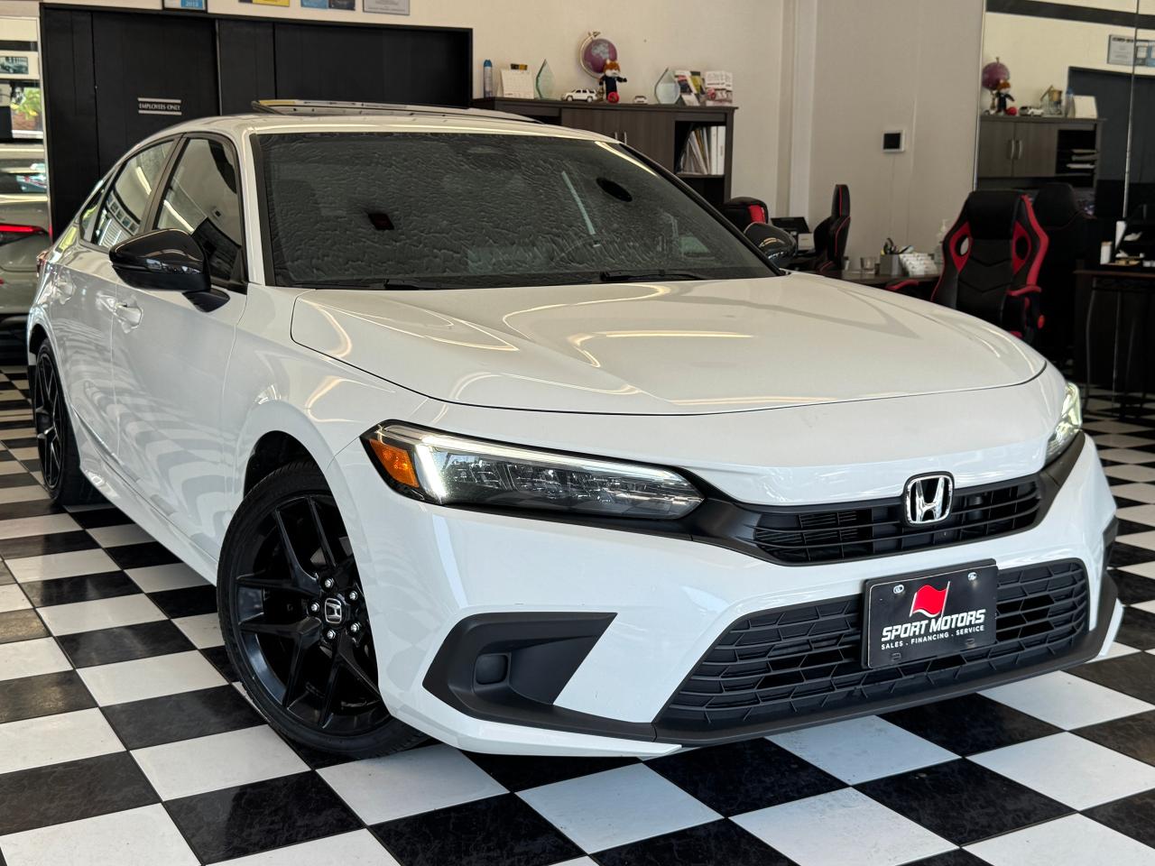 2022 Honda Civic Sport+Roof+BSM+ACCIDENT FREE+CLEAN CARFAX Photo19