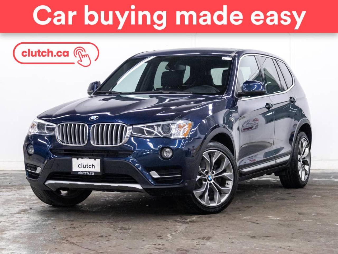 Used 2016 BMW X3 xDrive28i AWD w/ Heated Front Seats, Bluetooth, Rearview Cam for sale in Toronto, ON