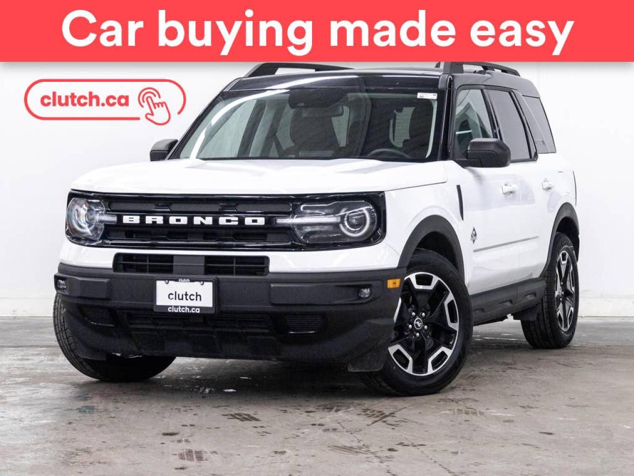 Used 2021 Ford Bronco Sport Outer Banks 4x4 w/ Apple CarPlay & Android Auto, Front Heated Seats, Power Moonroof for sale in Toronto, ON