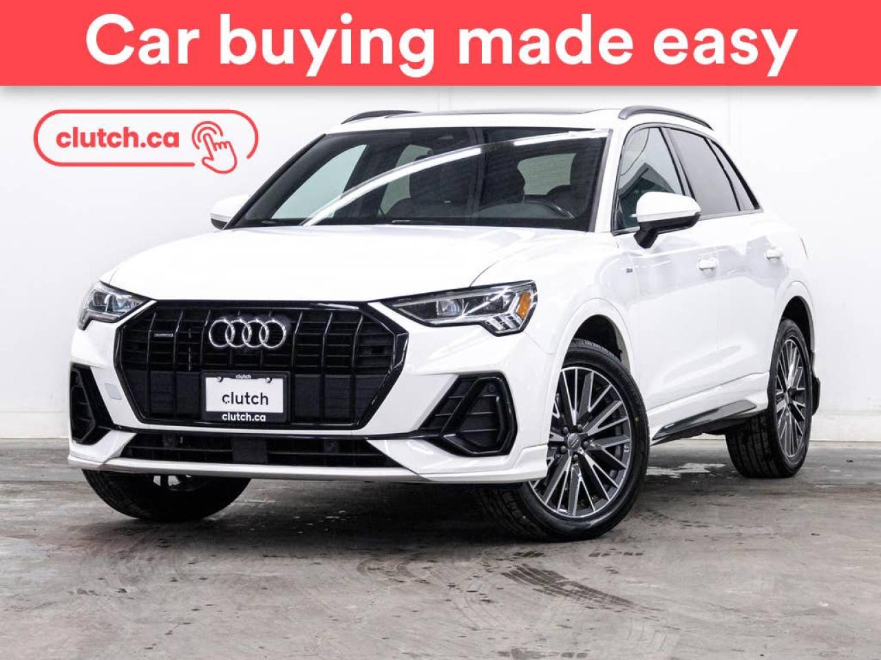 Used 2020 Audi Q3 45 Technik AWD w/ Apple CarPlay, 360 Cam, Power Moonroof for sale in Toronto, ON