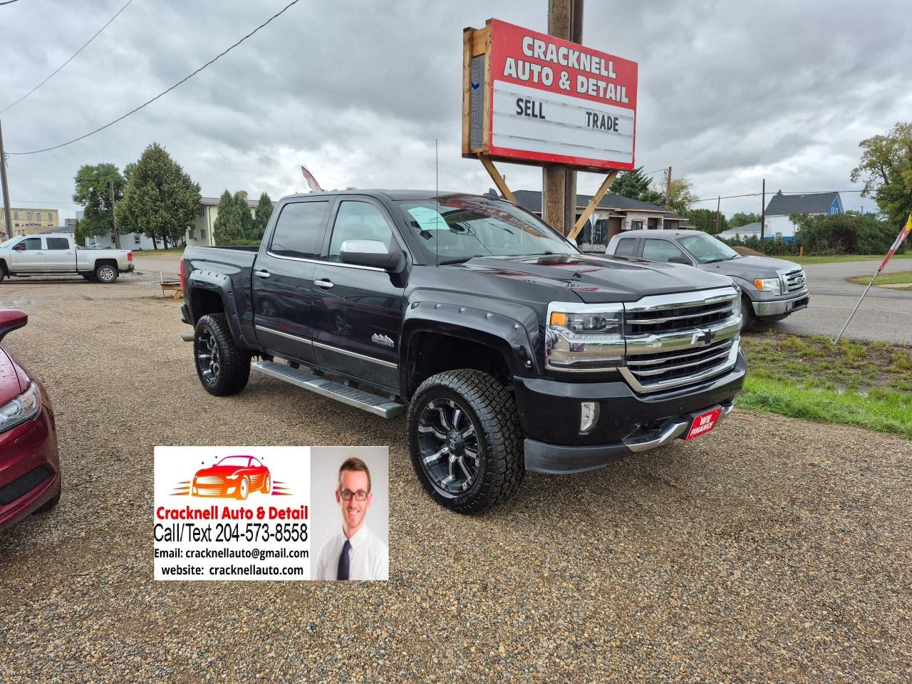Used 2018 Chevrolet Silverado 1500 Crew Cab Short Box 4-Wheel Drive High Country for sale in Carberry, MB