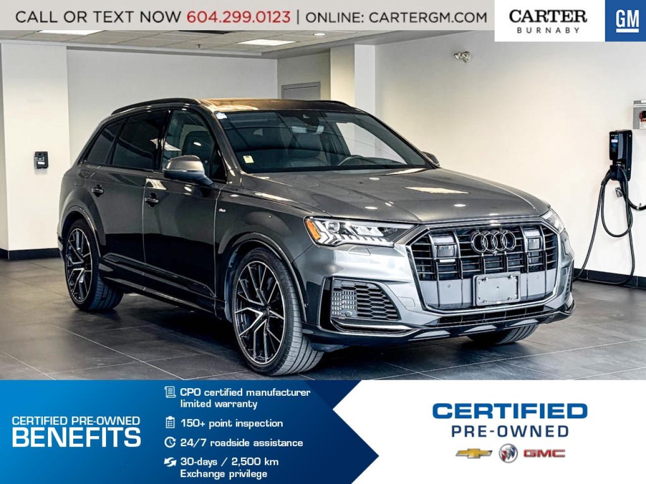 Used 2022 Audi Q7 TECHNIK AWD | HYBRID MOTOR/PWR SUNROOF/PWR SEATS for sale in Burnaby, BC