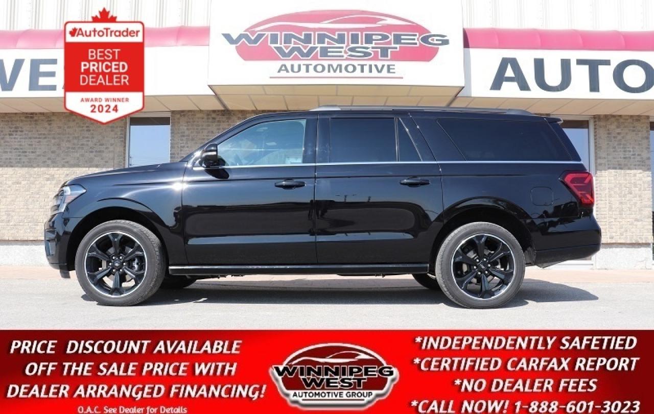 Used 2024 Ford Expedition LIMITED MAX WITH STEALTH PACKAGE BLACKOUT!! for sale in Headingley, MB