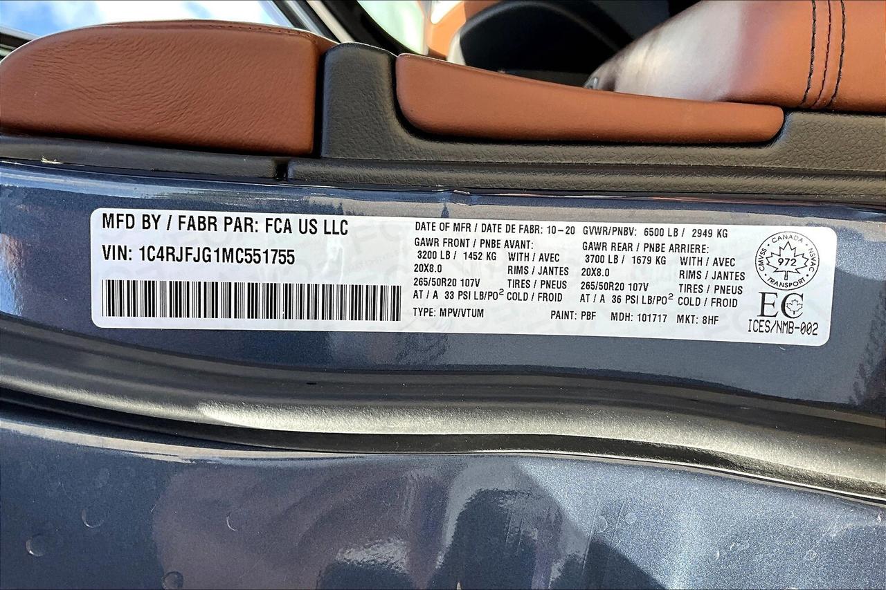 2021 Jeep Grand Cherokee Summit | Vented Leather | Panoroof | 4X4 Photo