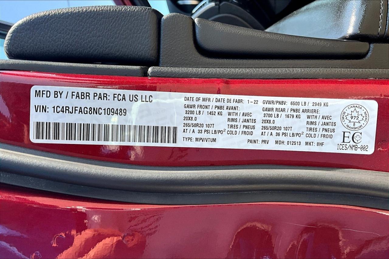 2022 Jeep Grand Cherokee WK Altitude | ProTech | Sunroof | Tow Pkg | 4X4 Photo