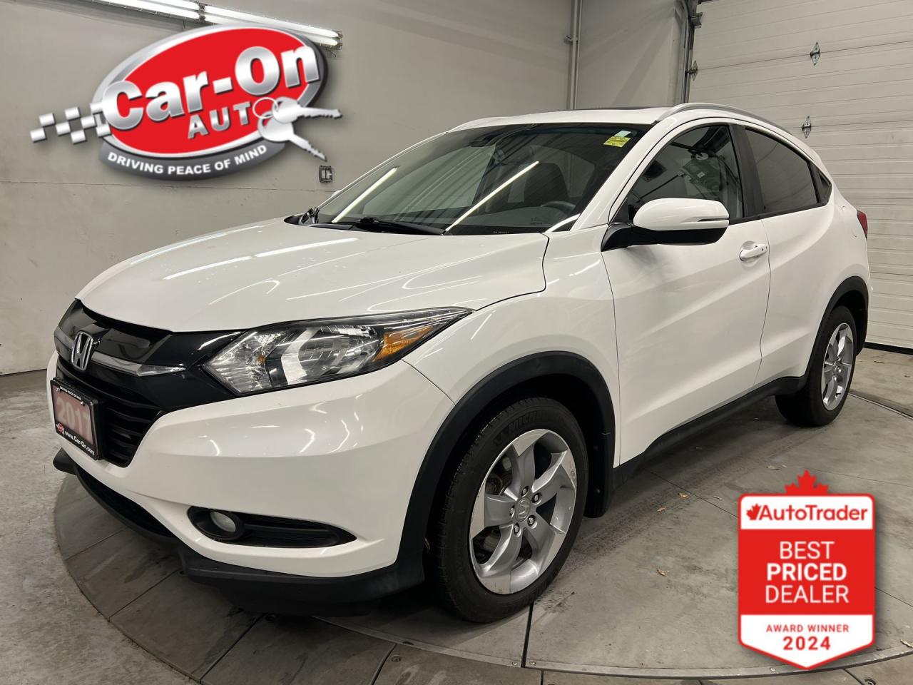 ONLY 53,000KMS!! LOADED ALL-WHEEL DRIVE EX-L NAVI!! Leather, sunroof, 17-inch alloys, LaneWatch blind spot display, lane departure warning, pre-collision system, navigation, backup camera, dual-zone climate control, keyless entry w/ push start, paddle shifters, power locks, power windows, power mirrors, automatic headlights, leather-wrapped steering wheel, cruise control, Bluetooth and Sirius XM!!