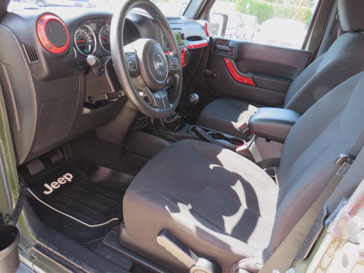 2015 Jeep Wrangler Sport (**SAFETY/CERTIFIED!!**MANUAL TRANSMISSION**4WD**ALLOY RIMS**RUNNING BOARDS**TRAILER HITCH**SOFT TOP**CUSTOM JEEP RUBBER FLOOR MATS**CRUISE CONTROL**) Photo3