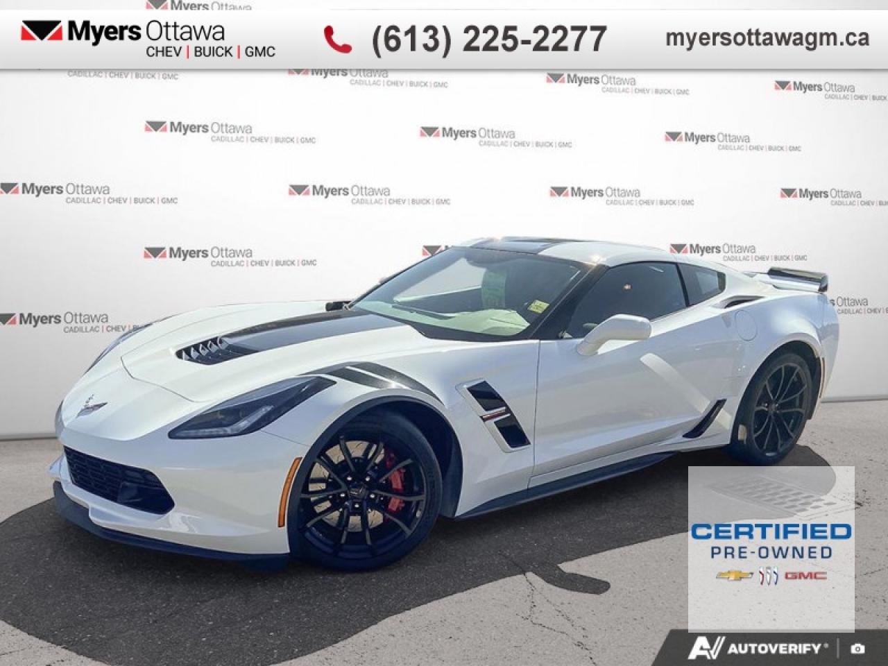 Used 2019 Chevrolet Corvette Grand Sport 1LT  GRAND SPORT 1LT, AUTO, WHITE ON RED LEATHER for sale in Ottawa, ON