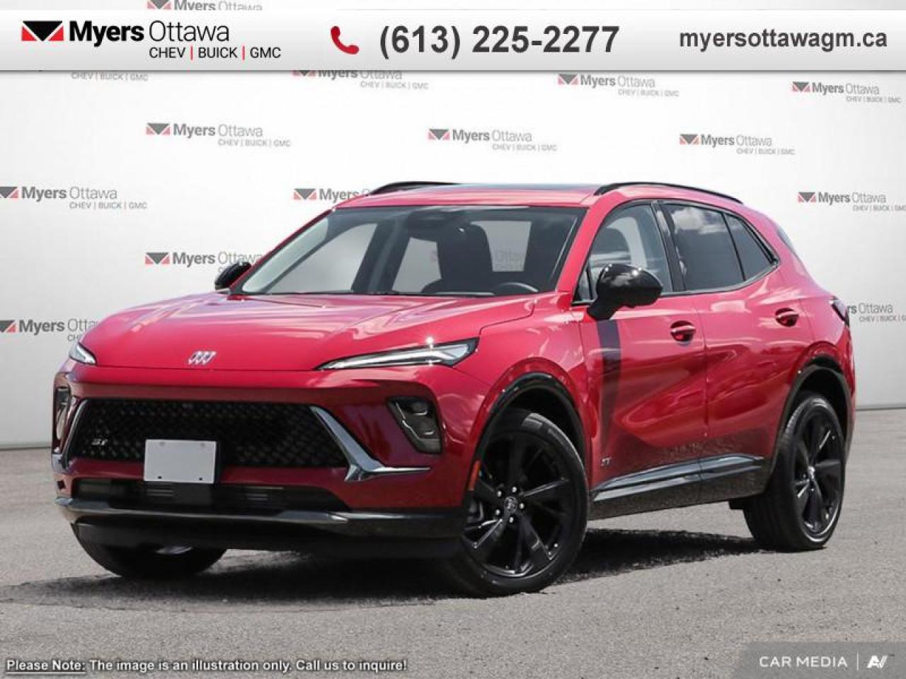 New 2025 Buick Envision Sport Touring  SPORT TOURING AWD, MOONROOF, RED for sale in Ottawa, ON