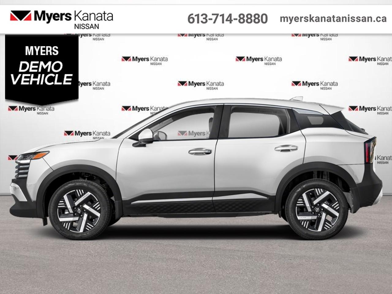 <b>Low Mileage, Heated Seats,  Wireless Charging,  Heated Steering Wheel,  Remote Start,  Blind Spot Warning!</b><br> <br>  Compare at $38463 - KANATA NISSAN PRICE is just $36286! <br> <br>This modern crossover delivers a confident, connected driving experience with sleek styling and thoughtful versatility. This 2026 Nissan Kicks is for sale today in Kanata. This low mileage SUV has just 50 km. Its Fresh Powder in colour. It has an Automatic transmission and is powered by a 141HP 2.0L 4 Cylinder Engine. <br> <br> Our Kickss trim level is SV. Its stylish exterior features body-coloured accents and black cladding for added style. Inside, youll find heated front seats, a sport leather steering wheel, and a user-friendly 12.3-inch touchscreen with NissanConnect, wireless Apple CarPlay and Android Auto, Bluetooth connectivity, and SiriusXM radio. Premium details like piano black accents, soft-touch materials, and keyless entry with push-button start enhance every journey. Advanced safety and driver-assist technologies such as Blind Spot Warning, Rear Cross Traffic Alert with Rear Automatic Braking, Lane Departure Warning, Intelligent Emergency Braking, and multiple airbags provide exceptional peace of mind on every drive. This vehicle has been upgraded with the following features: Heated Seats, Wireless Charging, Heated Steering Wheel, Remote Start, Blind Spot Warning, Lane Departure Warning, Collision Mitigation .<br> <br/><br>*LIFETIME ENGINE TRANSMISSION WARRANTY NOT AVAILABLE ON VEHICLES WITH KMS EXCEEDING 140,000KM, VEHICLES 8 YEARS & OLDER, OR HIGHLINE BRAND VEHICLE(eg. BMW, INFINITI. CADILLAC, LEXUS...)<br> Come by and check out our fleet of 80+ used cars and trucks and 100+ new cars and trucks for sale in Kanata.  o~o