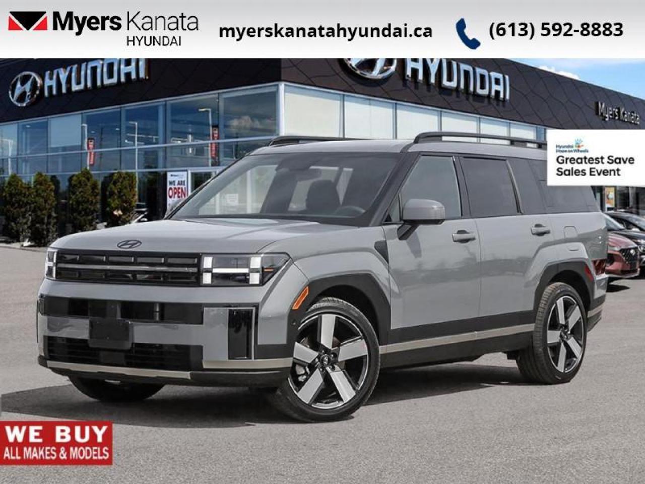 New 2025 Hyundai Santa Fe Luxury  - Cooled Seats -  Navigation - $180.14 /Wk for sale in Kanata, ON