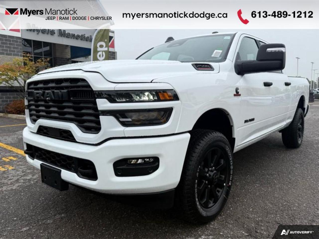 New 2025 RAM 2500 Big Horn  - Night Edition - Diesel Engine for sale in Ottawa, ON