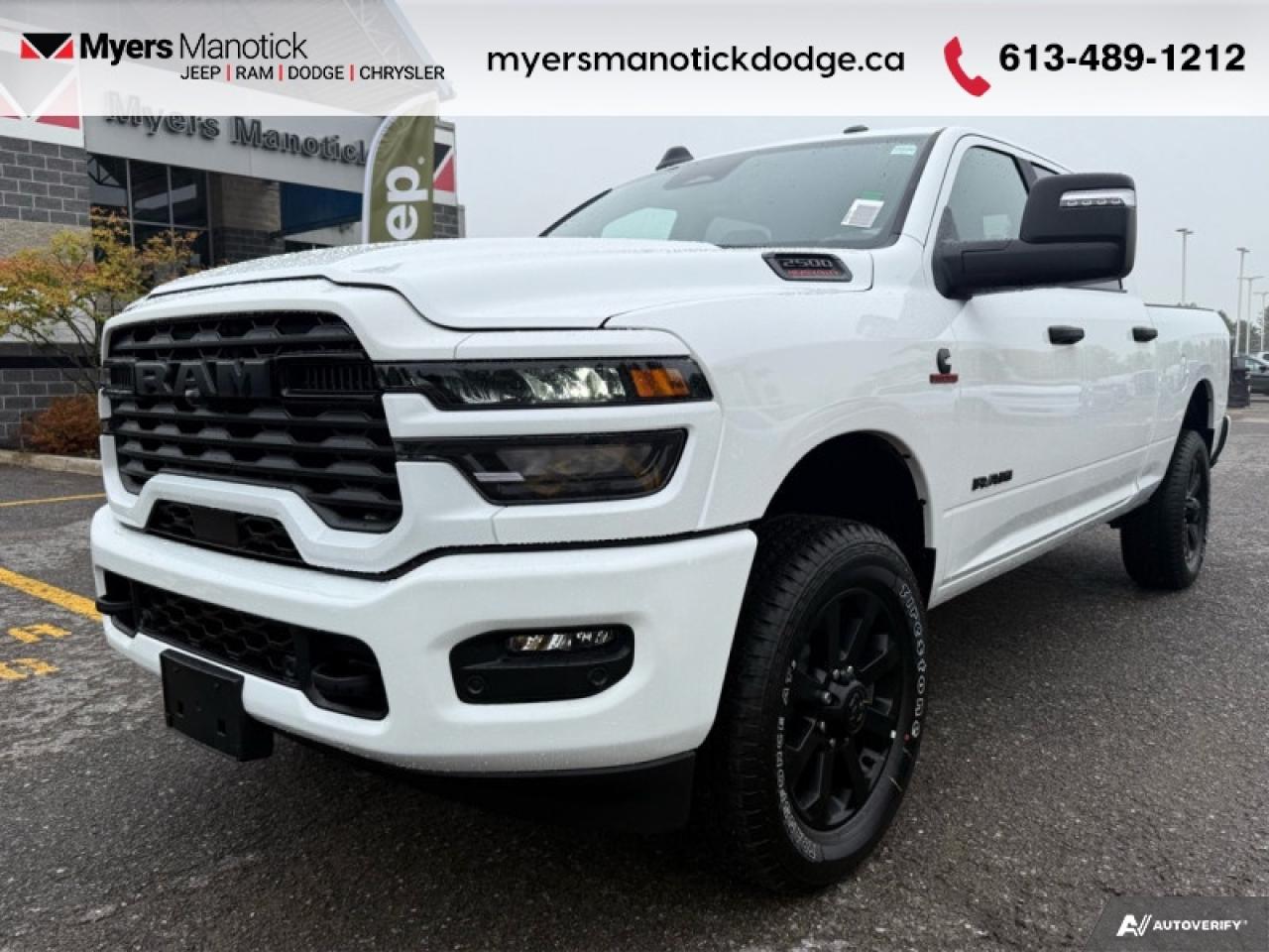 New 2025 RAM 2500 Big Horn  - Night Edition - Diesel Engine for sale in Ottawa, ON