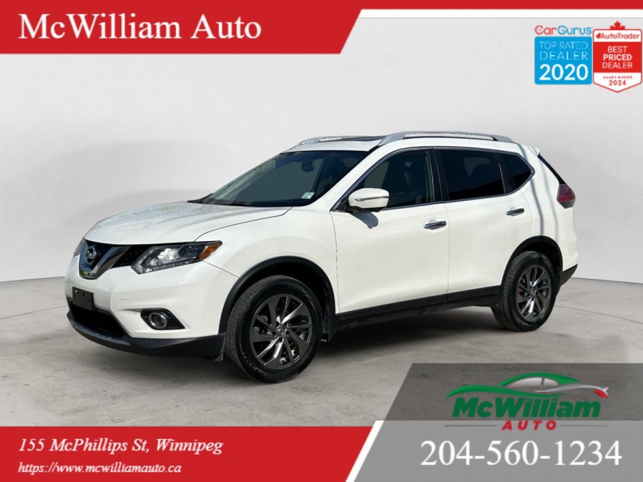 Used 2015 Nissan Rogue SL | Panoramic Roof | Remote start | Back up Cam | Heated Seats| for sale in Winnipeg, MB