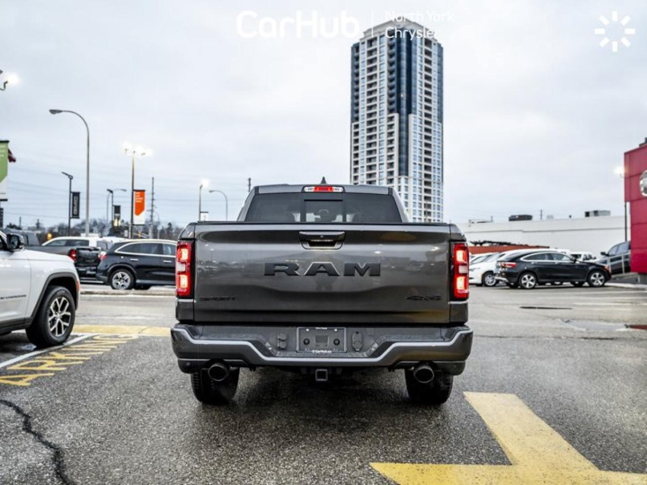 2026 RAM 1500 Sport 5'7'' Box Panoroof  12.3'' screen Tonneau Cover Side Steps 360 Camera Photo