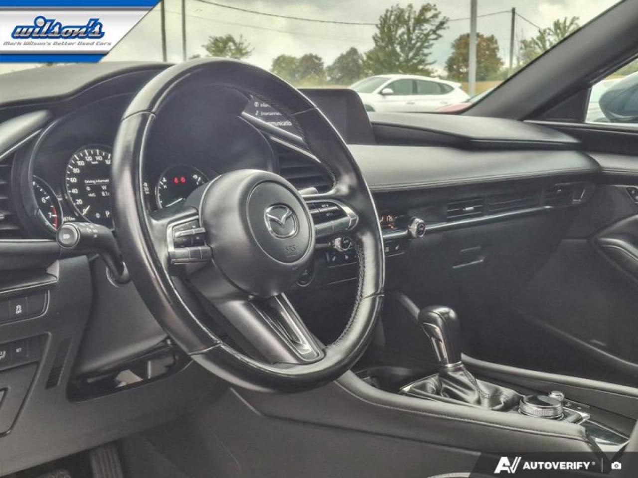 2021 Mazda MAZDA3 Sport GS Hatchback | Leather | Sunroof | Heated Wheel + Seats | Power Seat | Rear Camera | and More ! Photo