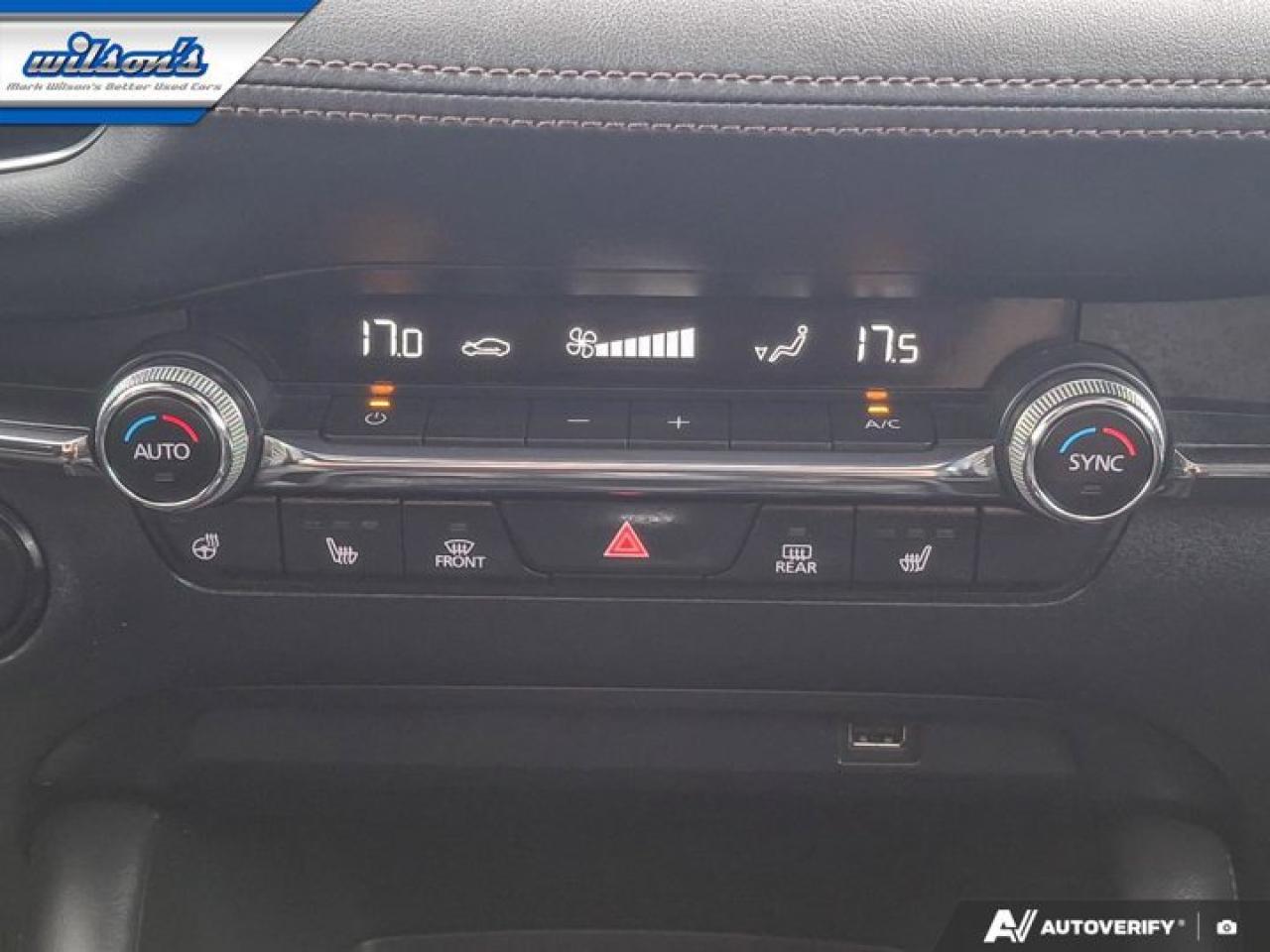 2021 Mazda MAZDA3 Sport GS Hatchback | Leather | Sunroof | Heated Wheel + Seats | Power Seat | Rear Camera | and More ! Photo