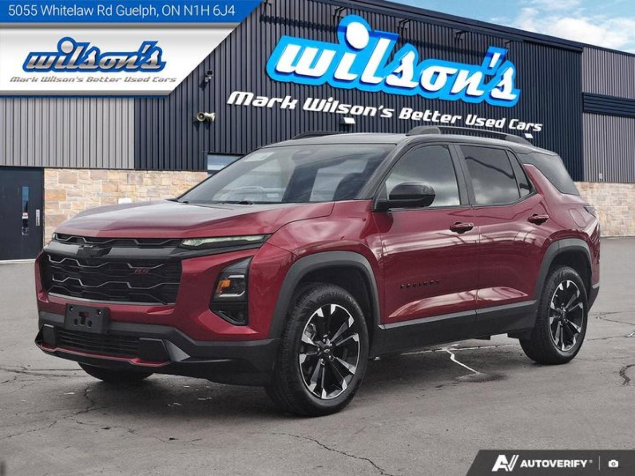 2025 Chevrolet Equinox AWD RS | Leather | Pano Roof | 360 Camera | CarPlay | Android Auto | Remote Start & More ! Photo0