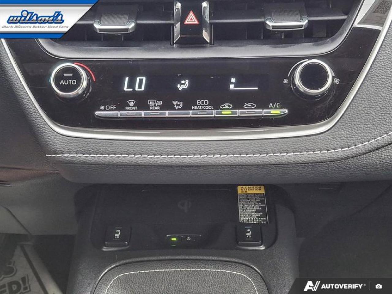 2022 Toyota Corolla Hatchback SE Upgrade | Heated Steering + Seats | Carplay | Adaptive Cruise | Wireless Charger | and More ! Photo