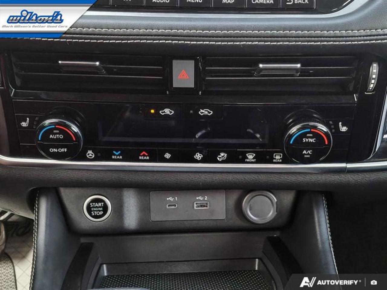 2023 Nissan Rogue SL AWD | Leather | Pano Roof | Nav | Heated Seats + Steering | Remote Start | Power Liftgate & More! Photo