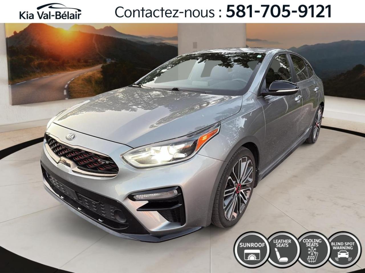 Used 2021 Kia Forte5 GT *TURBO *201HP *CAMERA *CUIR *TOIT *SIEGES VENTILEES for sale in Québec, QC