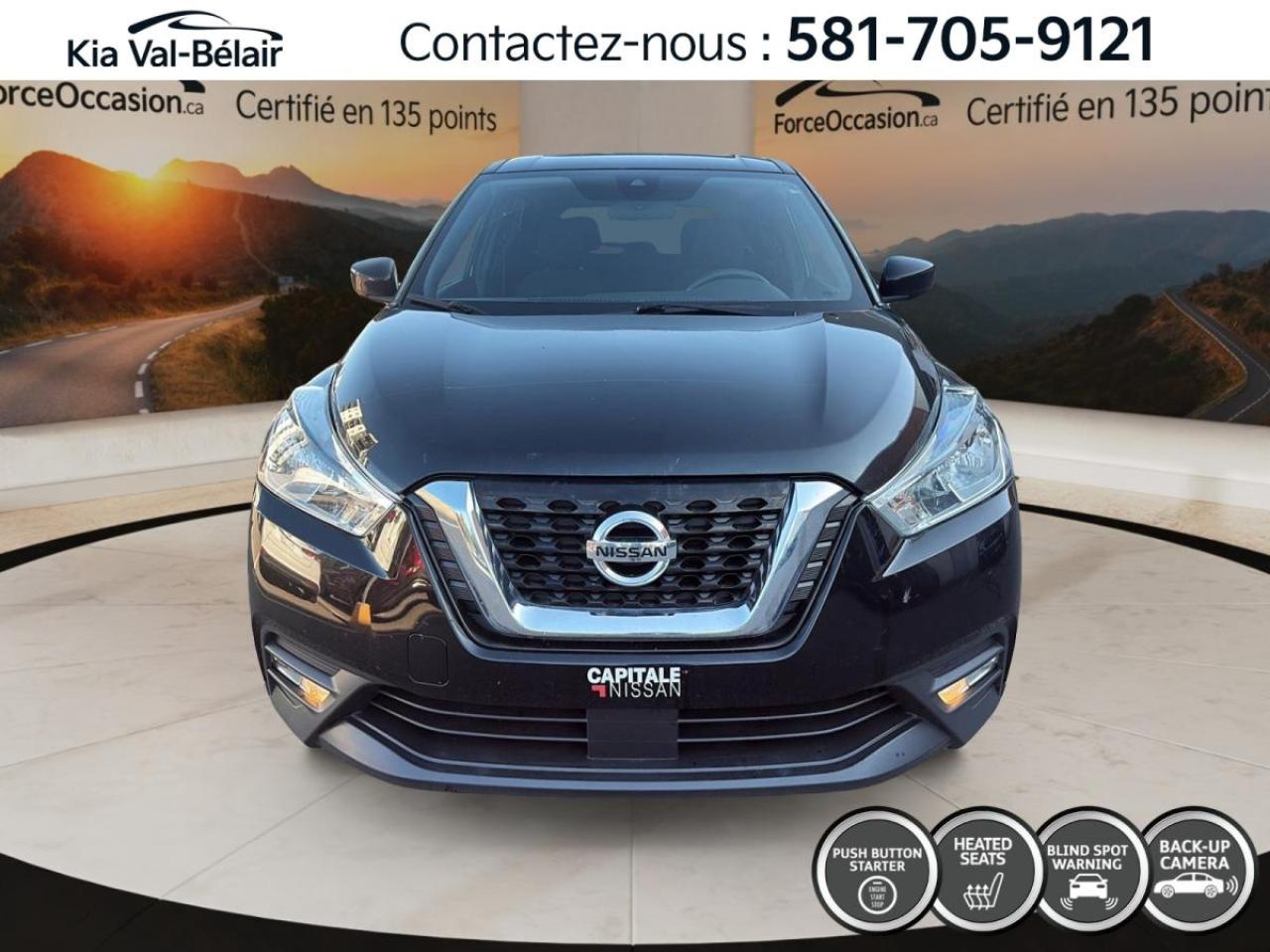 Used 2020 Nissan Kicks SV *CRUISE *CAMERA *SIEGES CHAUFF *A/C *BOUTON POUSSOIR for sale in Québec, QC