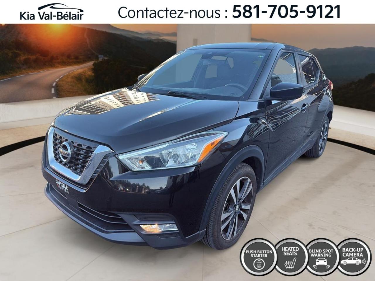 Used 2020 Nissan Kicks SV *CRUISE *CAMERA *SIEGES CHAUFF *A/C *BOUTON POUSSOIR for sale in Québec, QC