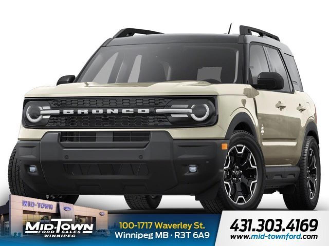 New 2025 Ford Bronco Sport Outer Banks | Auto High-Beams | Sasquatch Pack for sale in Winnipeg, MB