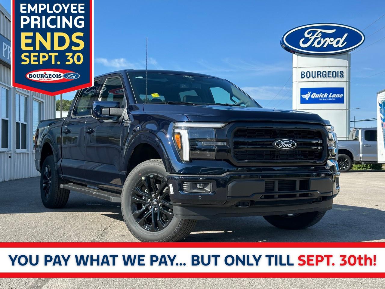 New 2025 Ford F-150 Lariat 4WD SuperCrew 5.5' Box for sale in Midland, ON