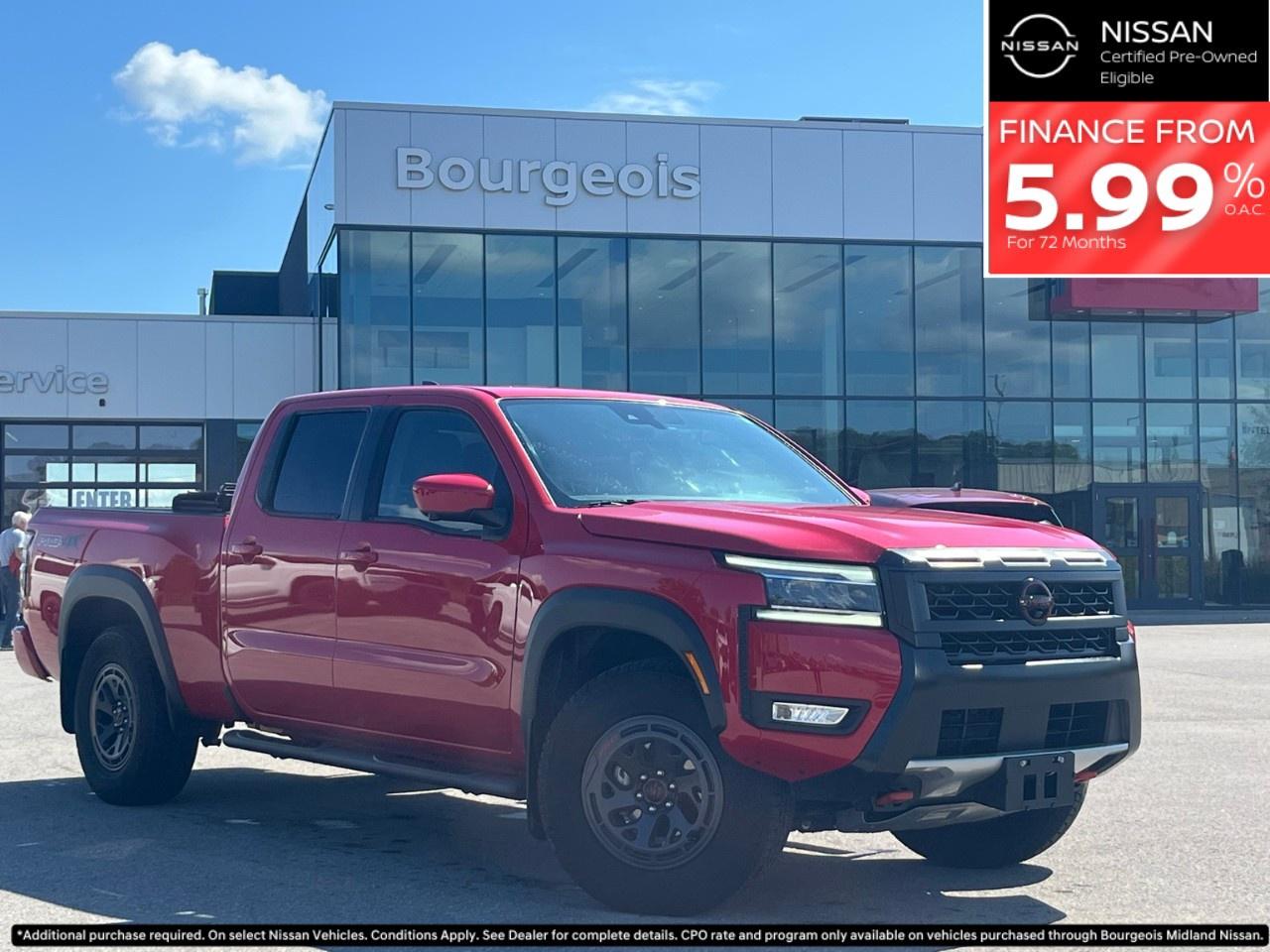Used 2025 Nissan Frontier Crew Cab 4x4 PRO-4X for sale in Midland, ON