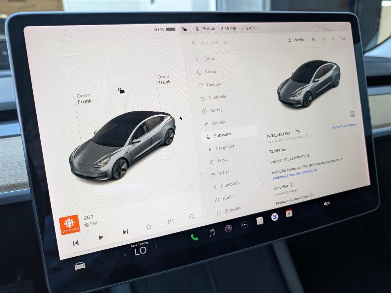 2021 Tesla Model 3 STANDARD RANGE PLUS
