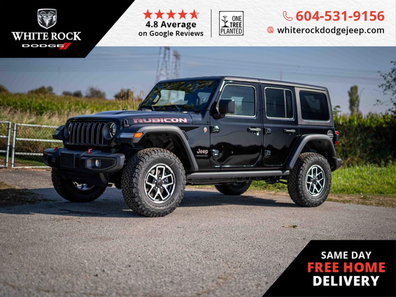 New 2025 Jeep Wrangler RUBICON for sale in Surrey, BC
