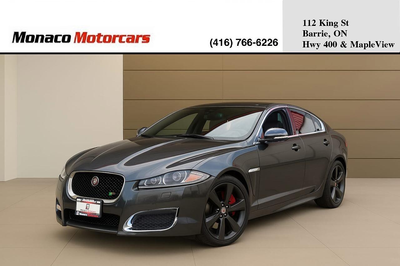 Used 2014 Jaguar XF XFR 5.0L V8 - SUNROOF|BLINDSPOT|NAVI|CAMERA for sale in Barrie, ON