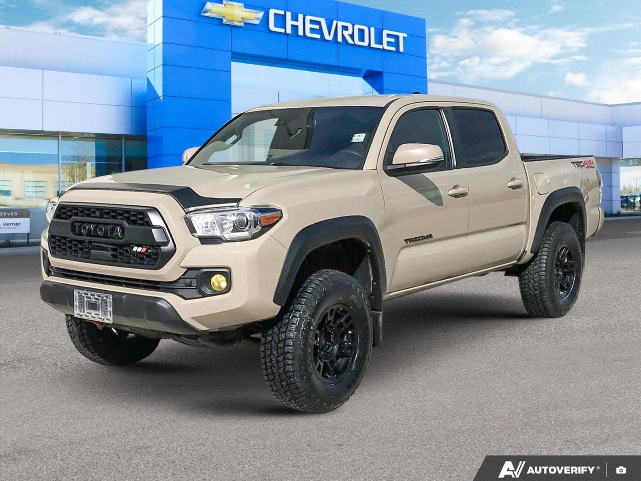 Used 2020 Toyota Tacoma 4x4 Double Cab Auto SB TRD Off-Road | Fresh Safety for sale in Winnipeg, MB