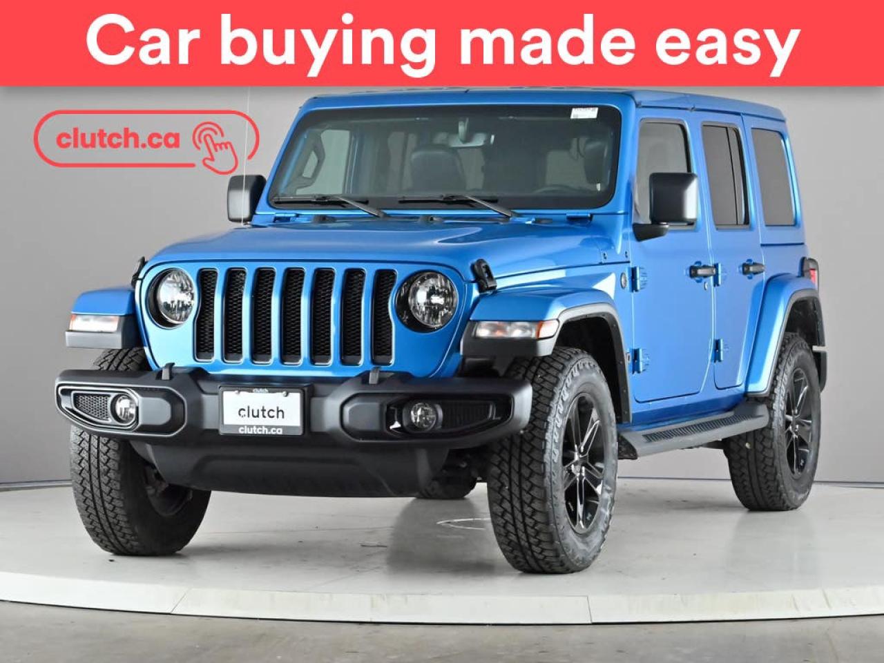 Used 2023 Jeep Wrangler Sahara Altitude 4Door 4x4 w/ Apple CarPlay, Heated Front Seats, Rearview Cam for sale in Toronto, ON